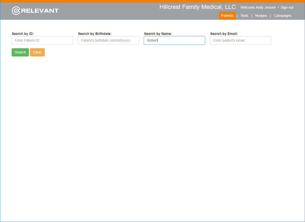 RelevantMD's new patient lookup feature makes it easy to accomplish everyday patient messaging tasks.